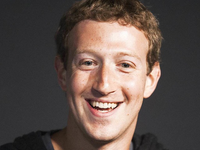 Der echte Mark Zuckerberg.   | Foto: AFP