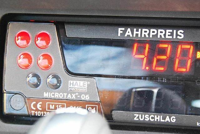Landkreis Lrrach: Taxitarife klettern krftig