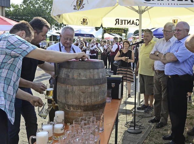 Forchheim. Glas auf Glas Freibier wurde gezapft.  | Foto: Roland Vitt