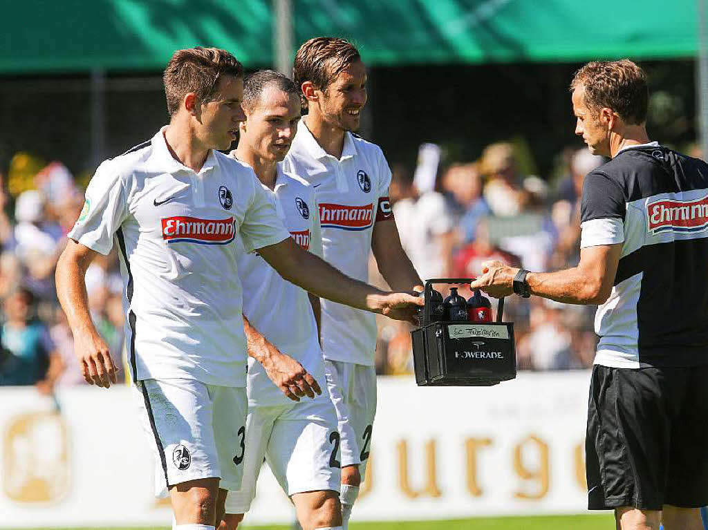 Eine Runde weiter - gegen den Oberligisten aus Hamburg gibt sich der Sport-Club keine Ble.
