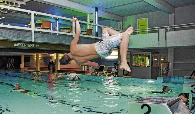 Das Waldshuter Hallenbad und die Sauna...ffnet. Danach beginnt die Sanierung.    | Foto: Rische