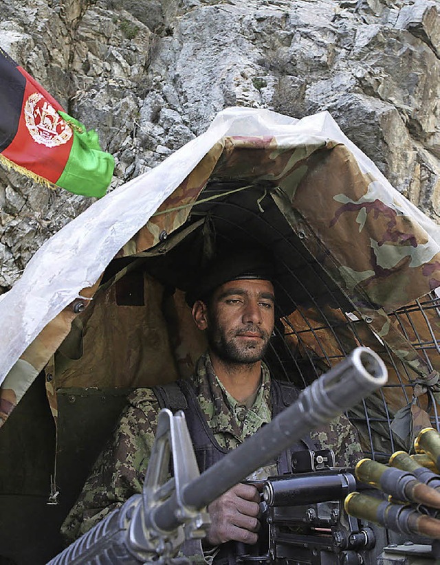 Afghanischer Soldat  | Foto: dpa