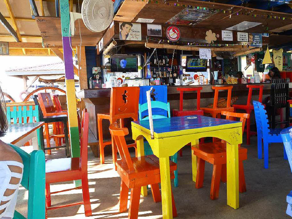 Horst Werner: Mut zur Farbe, Restaurant  in der Karibik