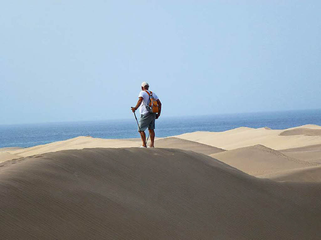 Werner Roth: Aufnahme von Gran Canaria Playa del Ingles (Dnen von Maspalomas) Mitte Mai, an meinem letzten Urlaubstag.