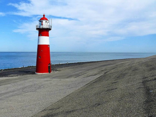 "Leuchtturm an der Kste von Holland, bei Domburg/Zeeland" fotografiert von Reinhard Messer