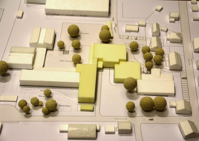 Das Architekturbro Mnner legte dem M...emeinderat ein Modell vom Campus vor.   | Foto: ZVG