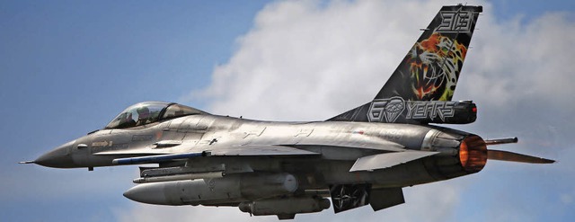 Die F-16 gehrt eigentlich zu den zuverlssigsten Jets der Welt.   | Foto: dpa