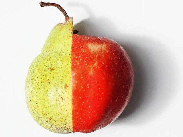 Halb Apfel, halb Birne: Ist das die Frucht der Zukunft?  | Foto: dpa