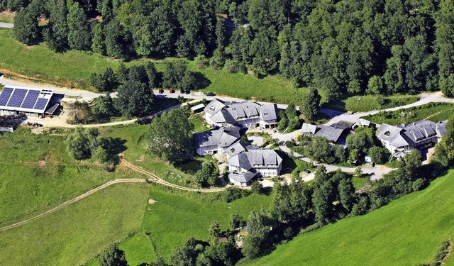 In der unteren Bildhlfte, wo der Feld...siedlung St. Christoph gebaut werden.   | Foto: Erich Meyer