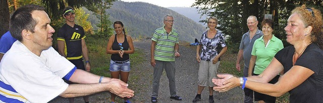 Viel Spa hatten die Teilnehmern der e...on. Rechts die Trainerin Beate Jacoby.  | Foto: Stefan Pichler