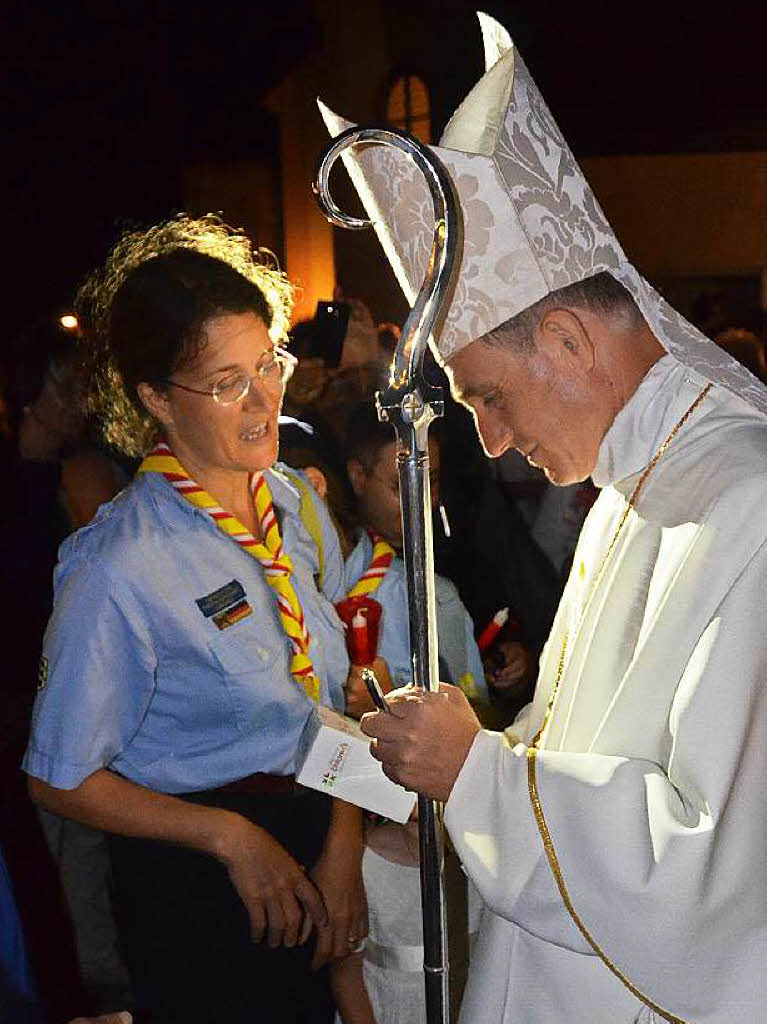 Erzbischof Georg Gnswein, derPrivatsekretr der Ppste in Rom, feierte auf dem Lindenberg einen feierlichen Gottesdienst zu Ehren der Gottesmutter Maria.