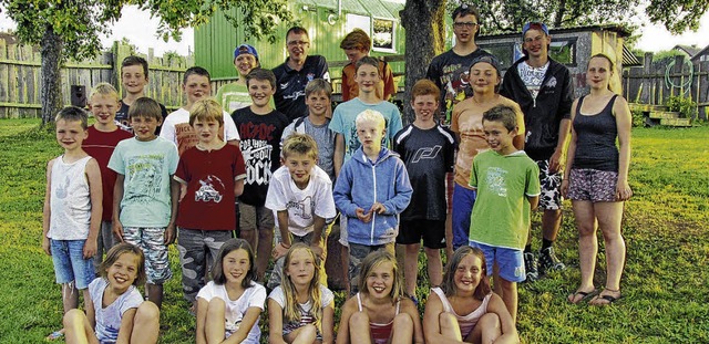 Natur pur erleben die Kinder beim Feri...m im Ago-Kreativcamp in Hubertshofen.   | Foto: Claudia Matuschke