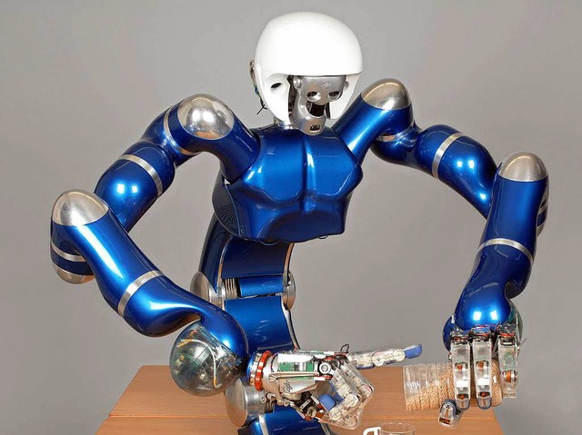 Ein ganz Sensibler: DLR-Roboter Justin  | Foto: DLR