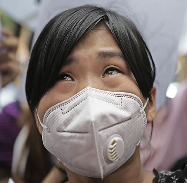In der Bevlkerung Tianjins wchst die Angst.   | Foto: AFP