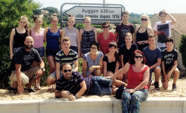 Die 13- bis 19-Jhrigen Teilnehmer der...211;  ob auf dem Wasser oder an Land.   | Foto: Gemeinde Auggen