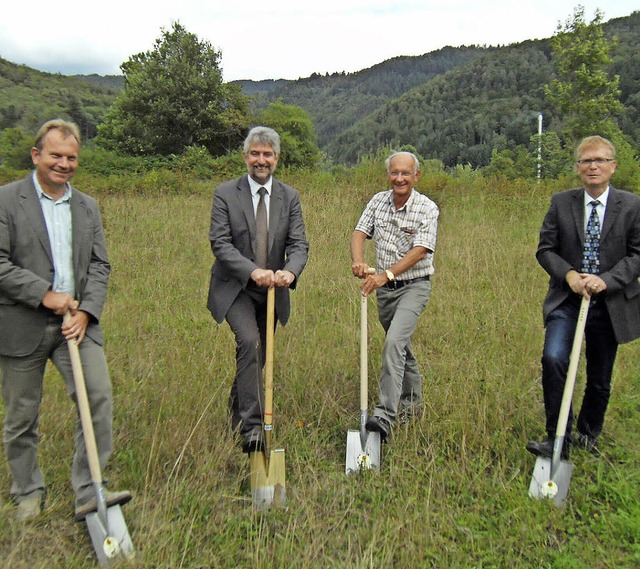 Die Erschlieung kann beginnen: Bauamt...schnitt des Baugebiets Groe Zelg II.   | Foto: Ernst Brugger