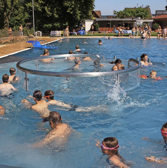 Hochbetrieb herrscht im Seelbacher Familienbad   | Foto: Gemeinde