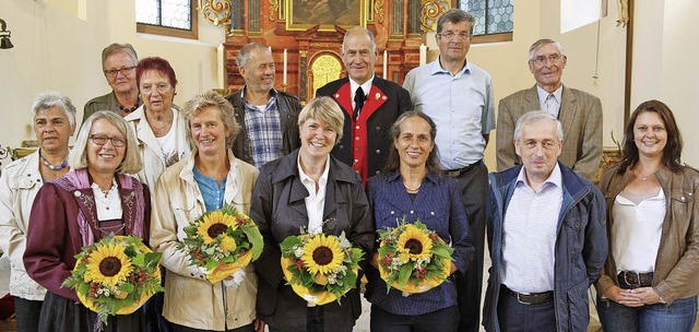 Dank ging an die Gndelwanger Pfarrgemeinderte der letzten 35 Jahre.  | Foto: Wolfgang Scheu