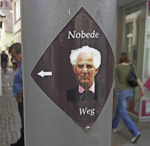 Gedenktour durch Offenburg: der Nobede-Weg.   | Foto: Helmut Seller
