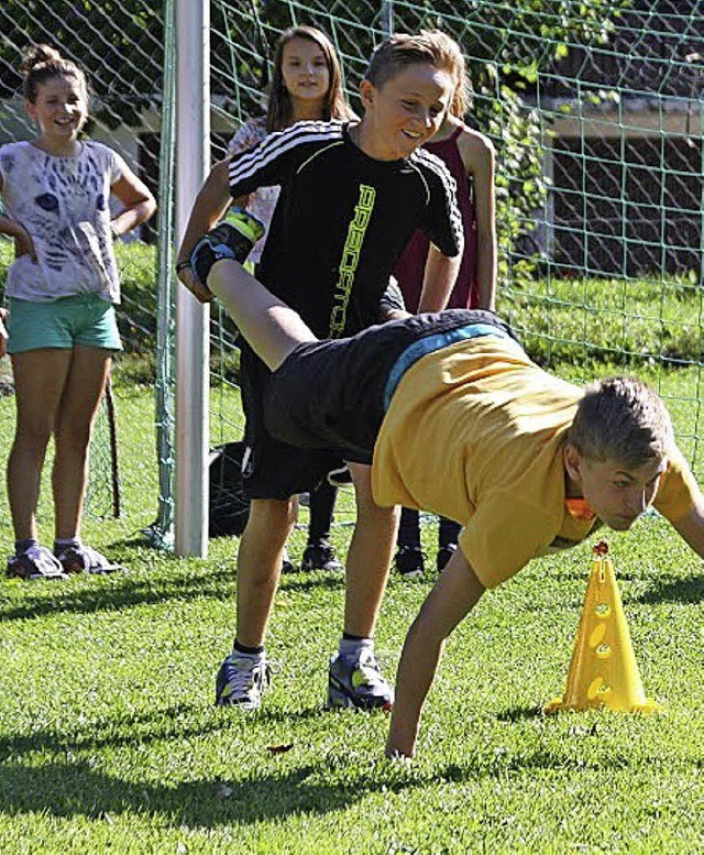 Kein Tag war langweilig beim Sommerlag...r KJG Grwihl im schweizerischen Jaun.  | Foto: Trndle