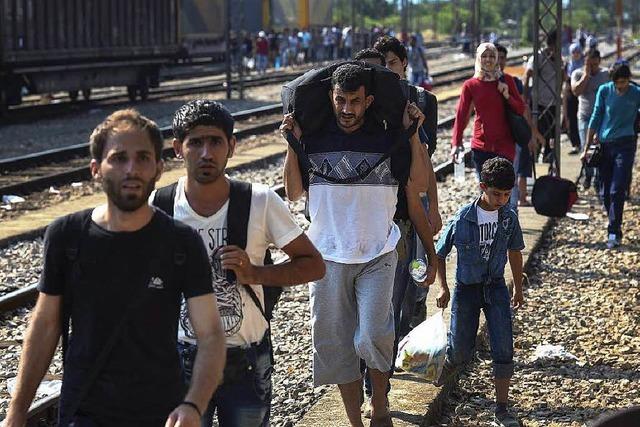 Tausende Flüchtlinge durchqueren Mazedonien