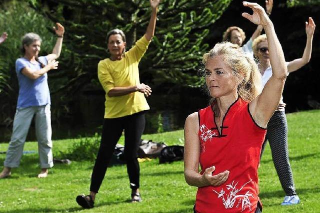 Fotos: BZ-Ferienaktion: Tai Chi im Freiburger Stadtgarten