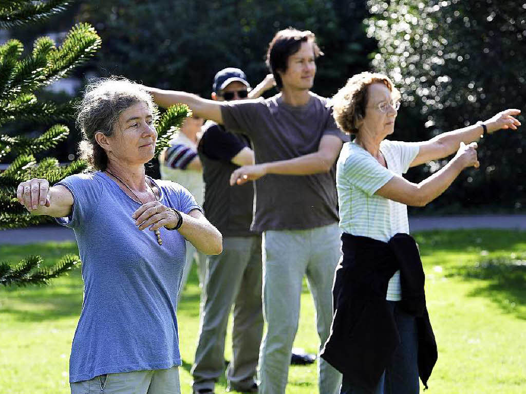 Tai Chi im Stadtgarten