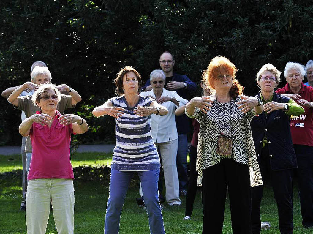 Tai Chi im Stadtgarten