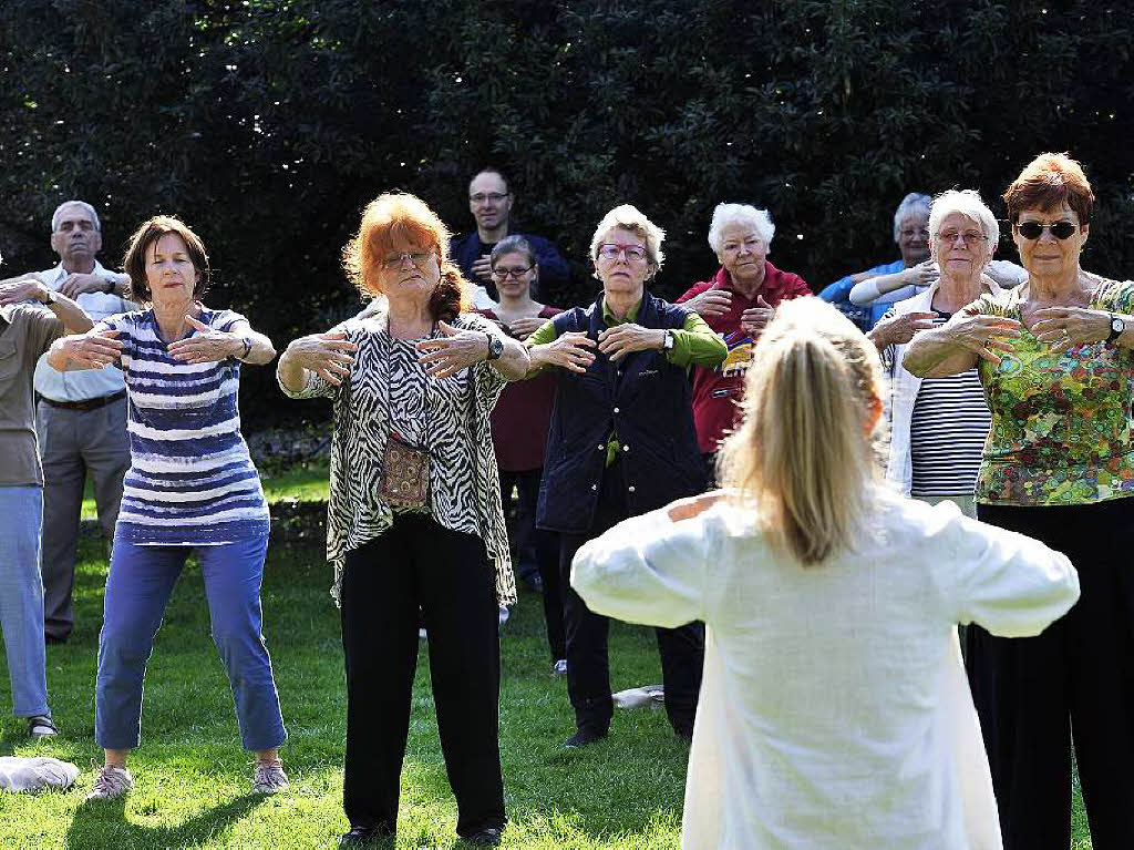 Tai Chi im Stadtgarten