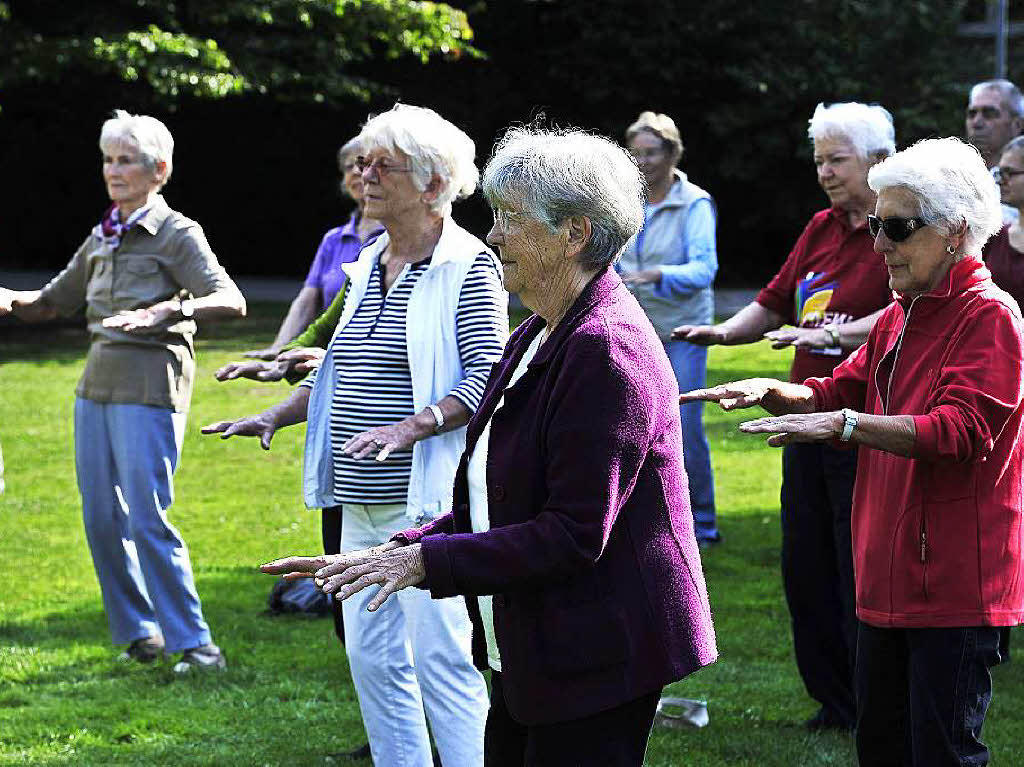 Tai Chi im Stadtgarten