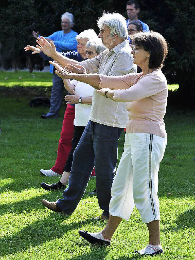 Tai Chi im Stadtgarten