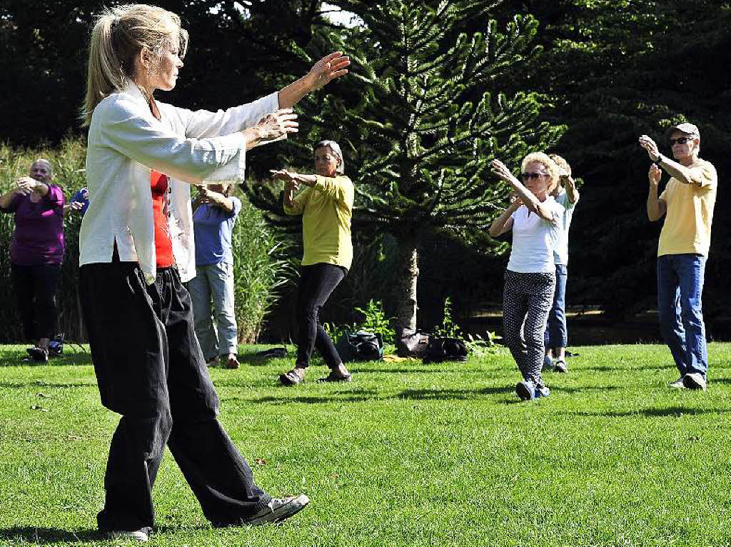 Tai Chi im Stadtgarten