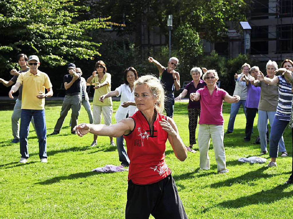 Tai Chi im Stadtgarten