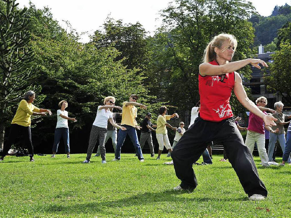 Tai Chi im Stadtgarten