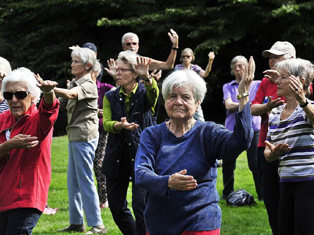 Tai Chi im Stadtgarten