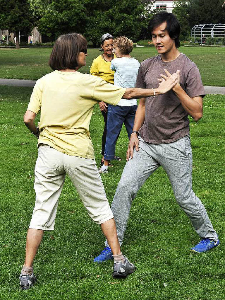 Tai Chi im Stadtgarten