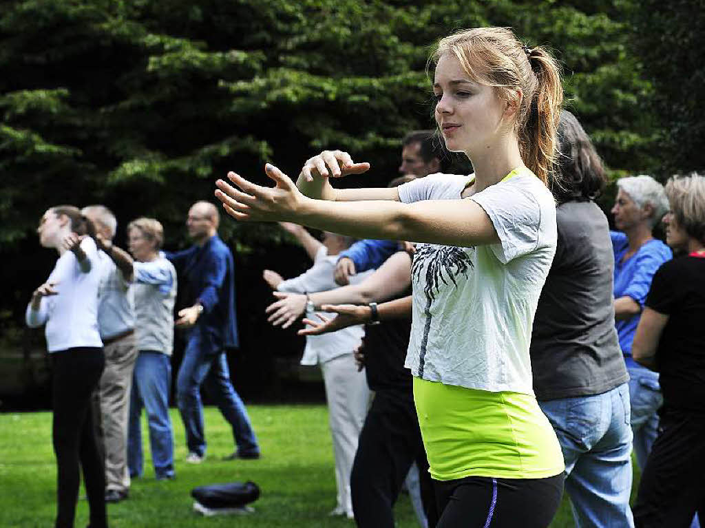 Tai Chi im Stadtgarten