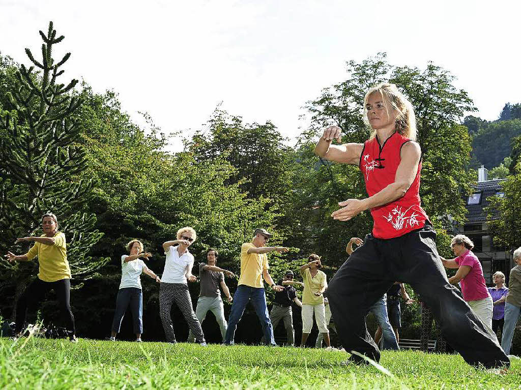 Tai Chi im Stadtgarten