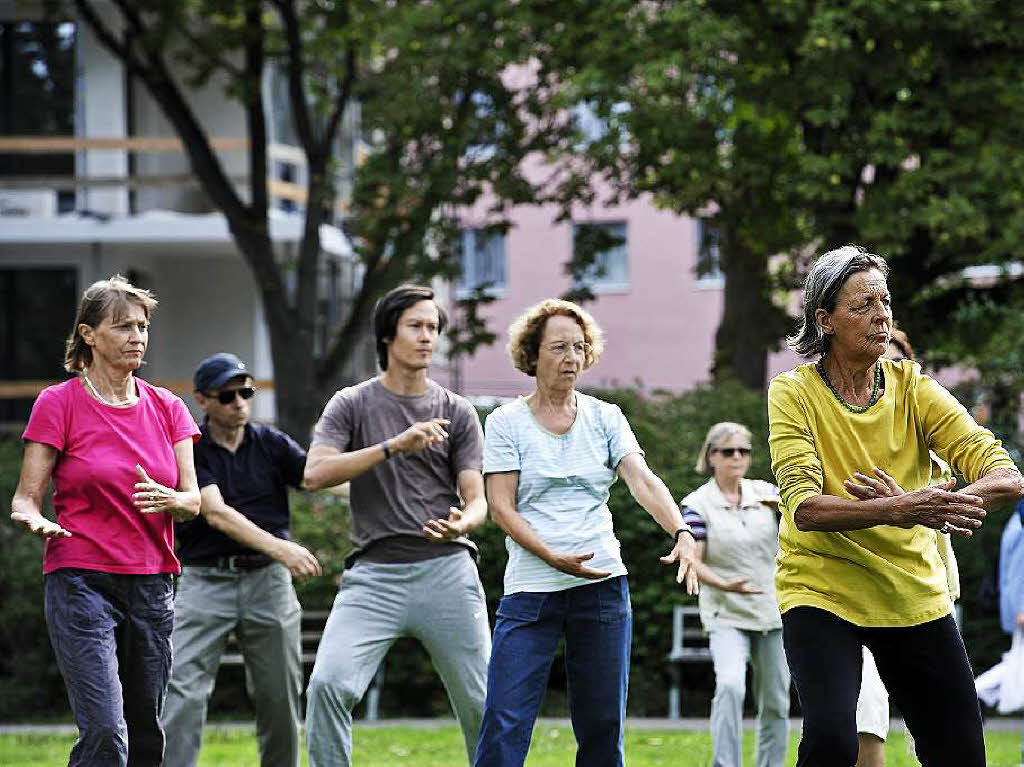 Tai Chi im Stadtgarten