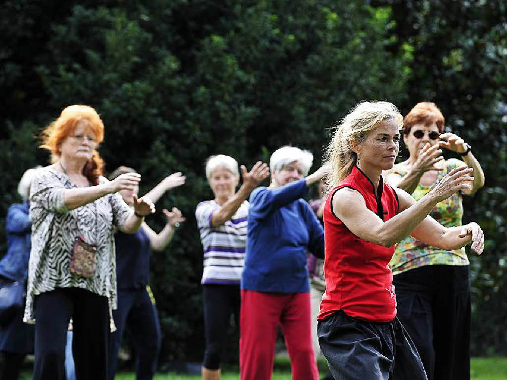 Tai Chi im Stadtgarten