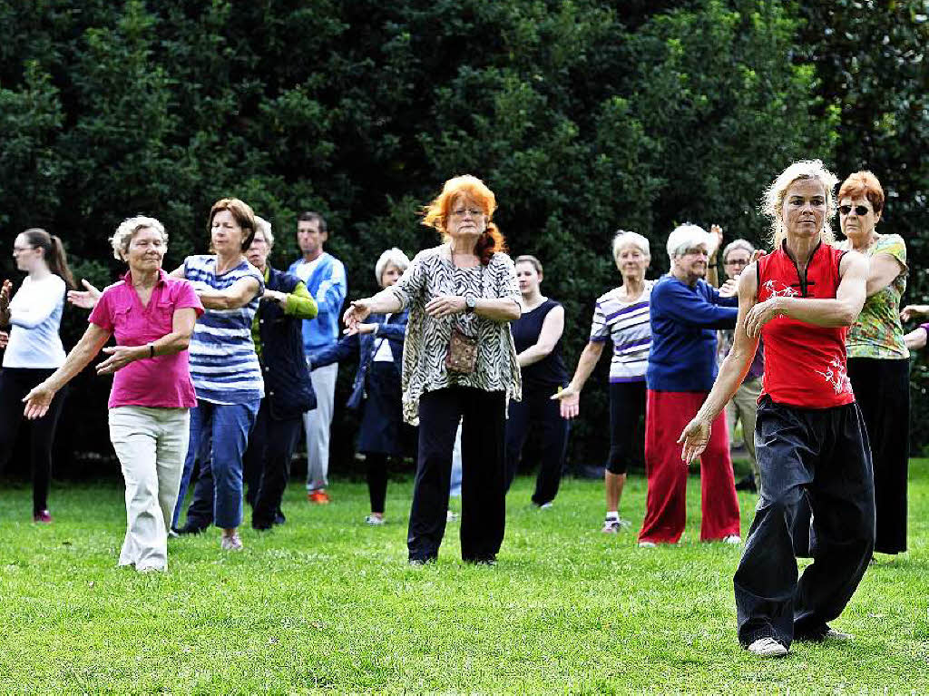 Tai Chi im Stadtgarten