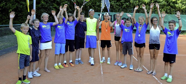 Sasbach. Die erfolgreiche Tennisjugend des TC Sasbach.  | Foto: Roland Vitt