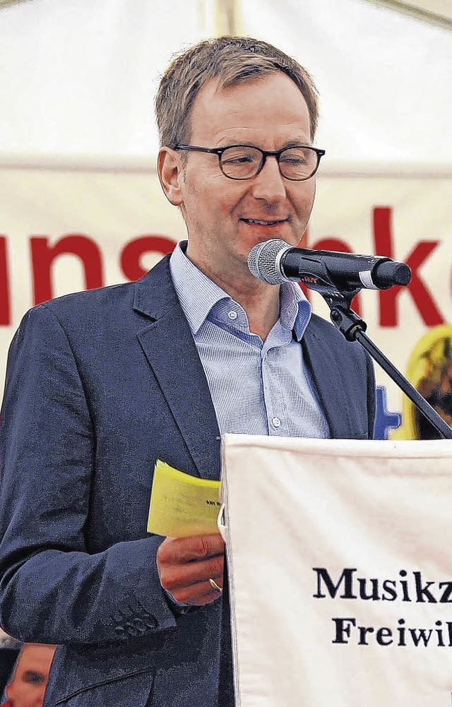 Der einzige Kandidat fr die OB-Wahl ist Phillip Frank.   | Foto: M. Herbst