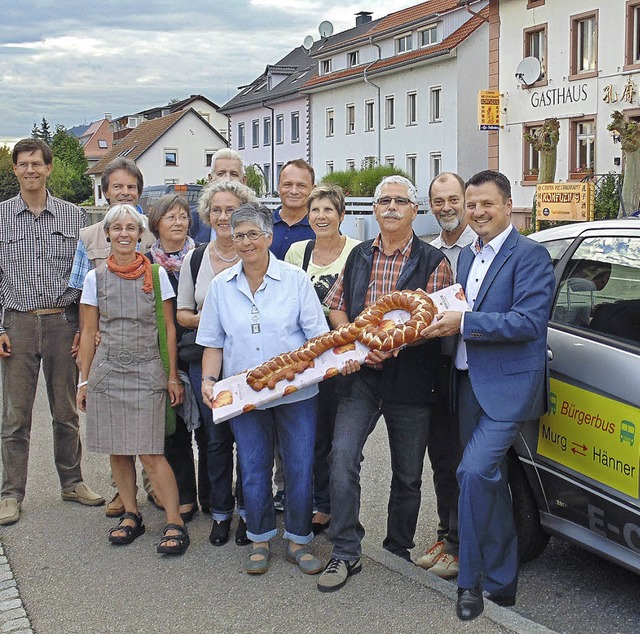 Das Team der Murger Brgerbusfahrer (h...ptember  2014) soll erweitert werden.   | Foto: Michael Gottstein