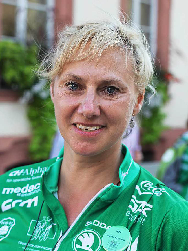 Marina Kielman kann nicht nur Eislaufen, sondern auch locker moderieren – wie zum Beispiel in Offenburg.