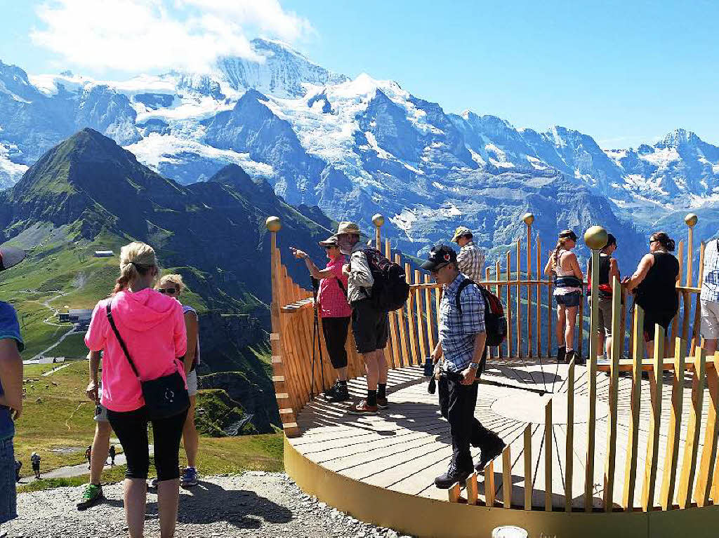 „Die Krnung im Berner Oberland ist der Blick auf Eiger, Mnch und Jungfrau.“ finden Martina und Wilfried Promesberger