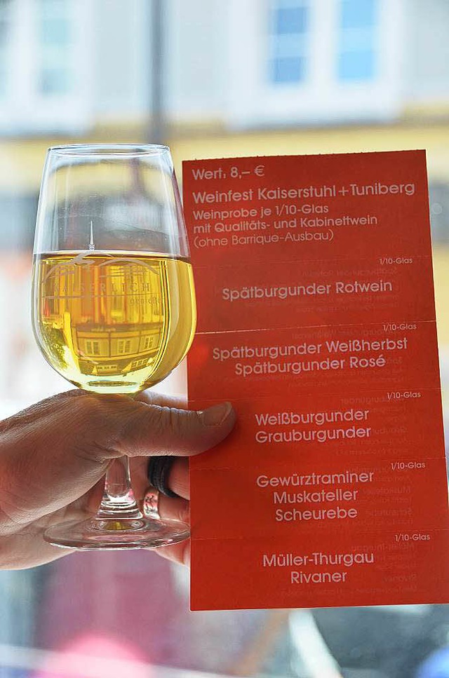 Dieses Jahr gibt es beim Breisacher Weinfest noch einmal die Srpfelkarte.  | Foto: Gerold Zink