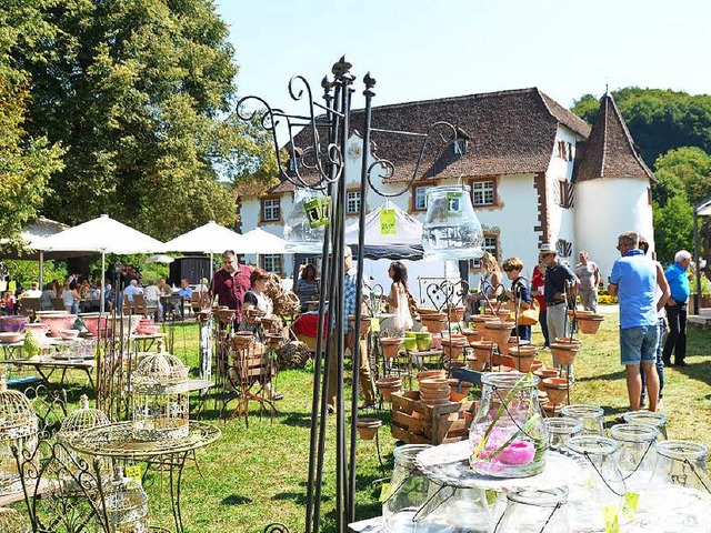 Das Gartenfestival findet rund ums Wasserschloss statt.  | Foto: Nikolaus Trenz