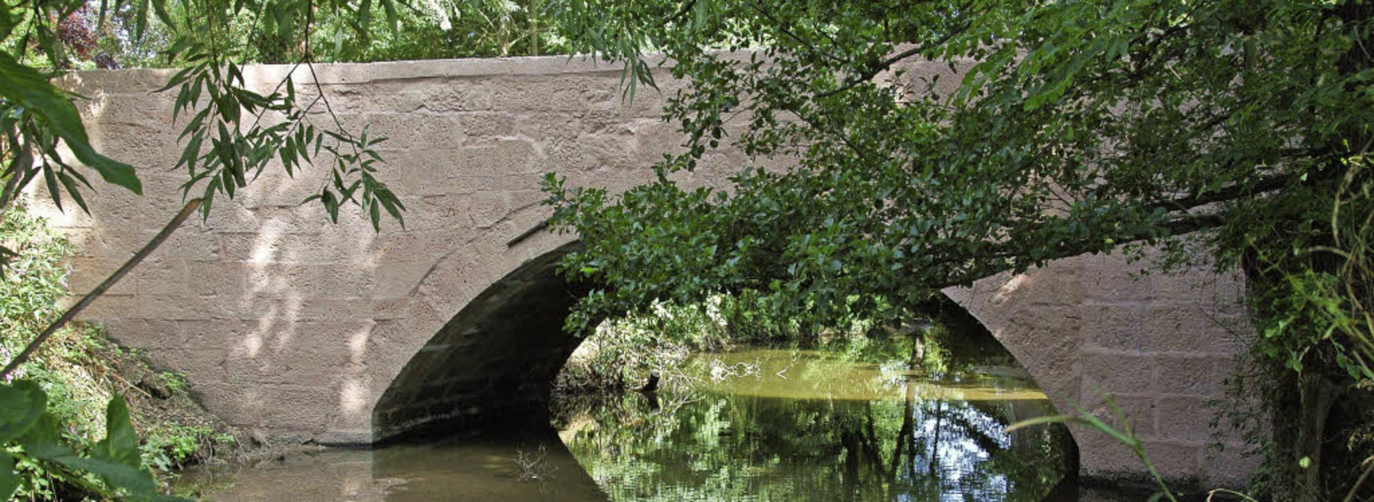Fr rund 30000 Euro ist die Kanderbrcke bei Rmmingen saniert worden.   | Foto: Horst Donner