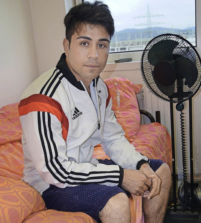 Ahmadseiar Bayat aus Afghanistan ist e...in Rheinfelden  und mchte studieren.   | Foto: Herwig Popken
